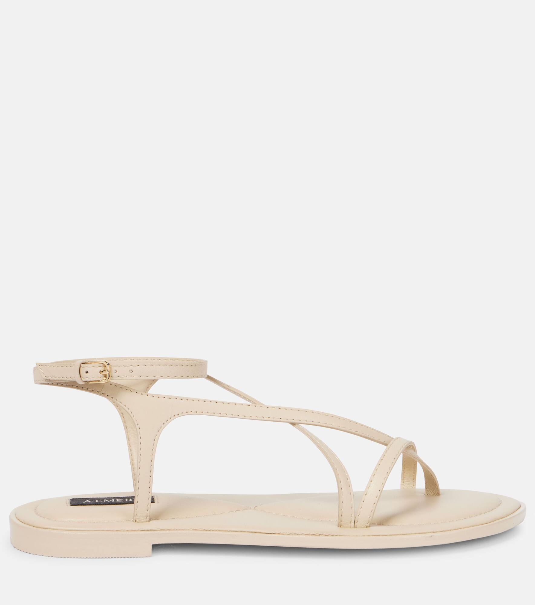 Edna leather sandals - 4