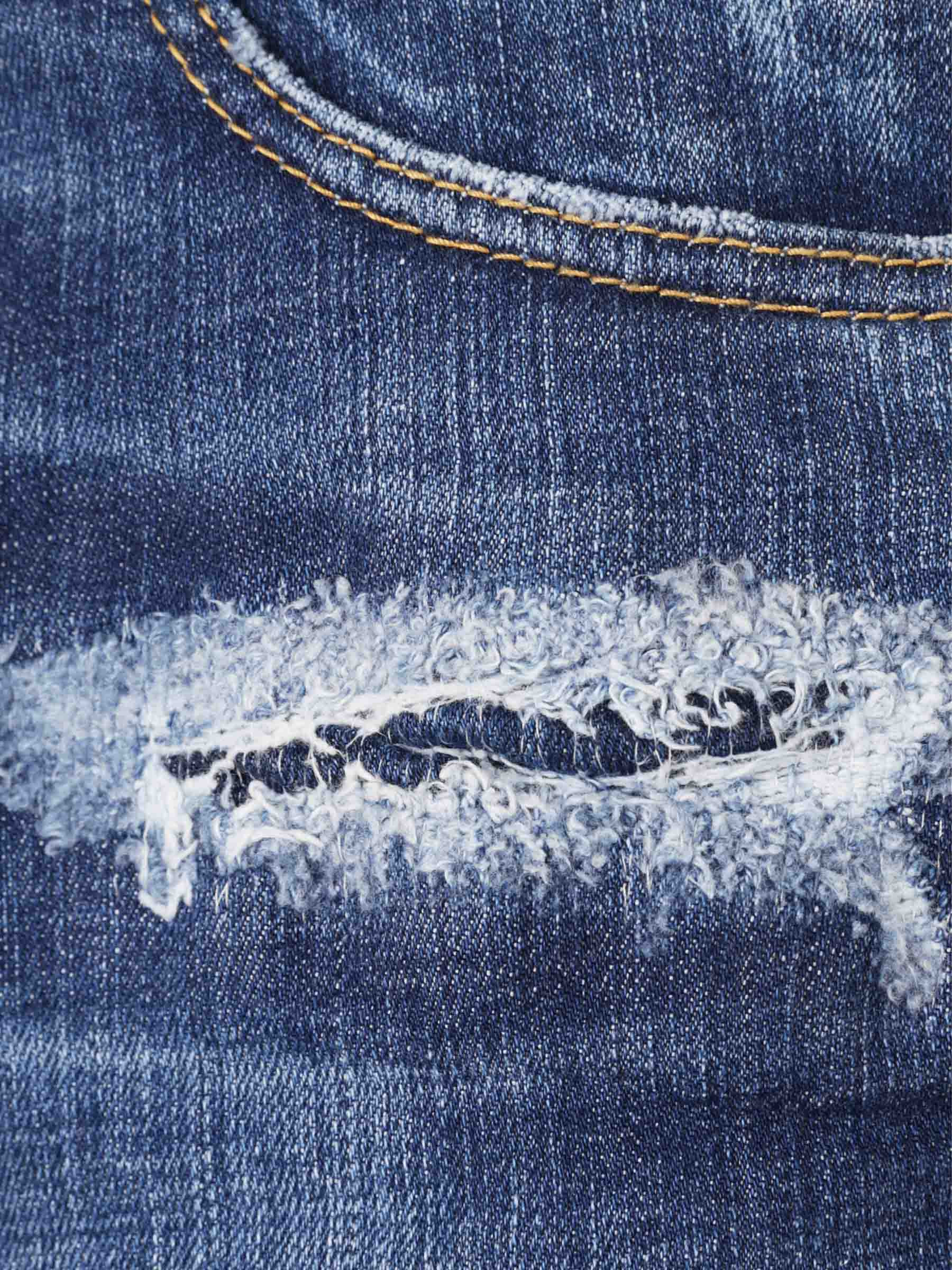 DISTRESSED STRAIGHT JEANS - 4