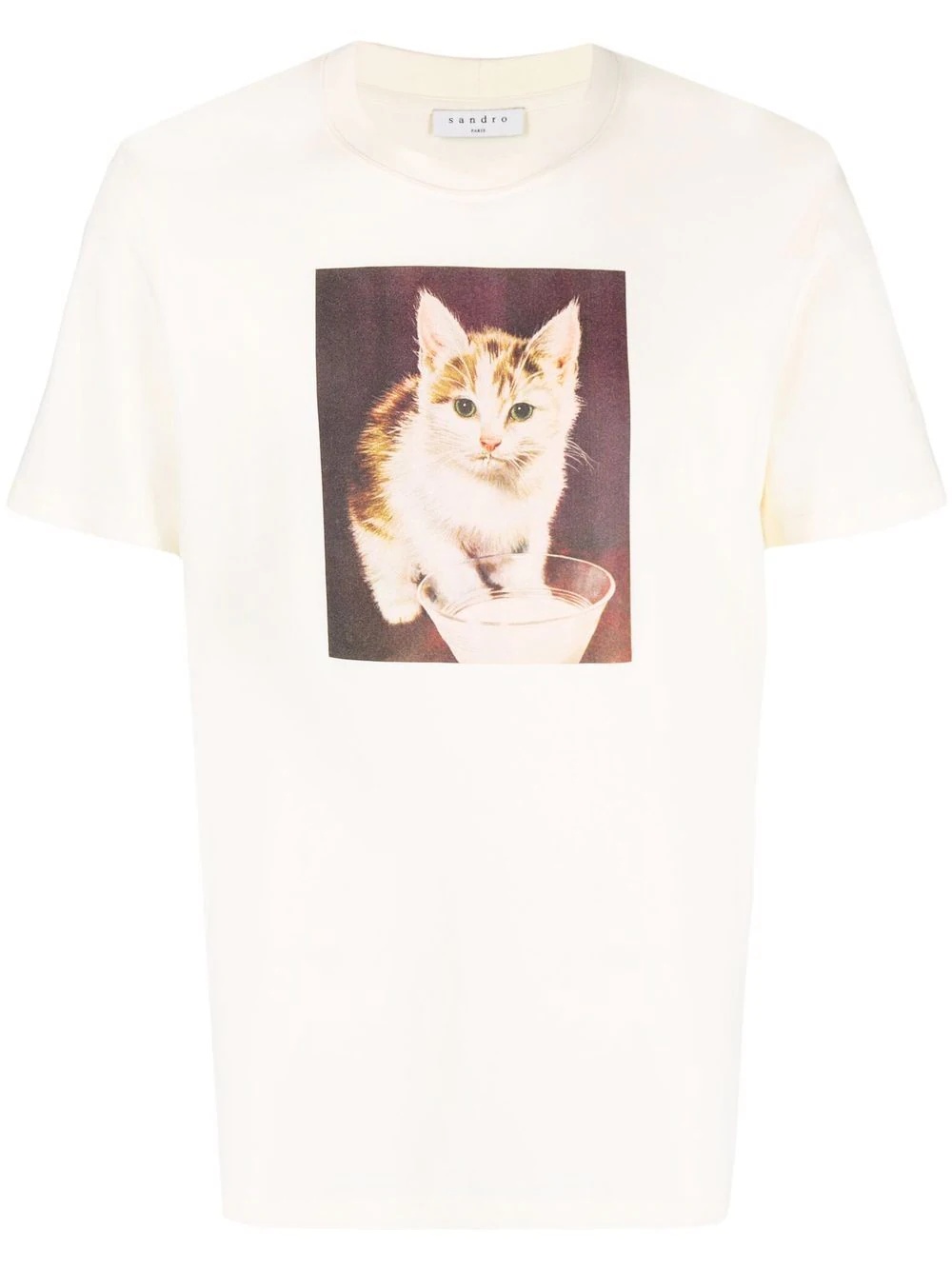 Farm kitten-print T-shirt - 1