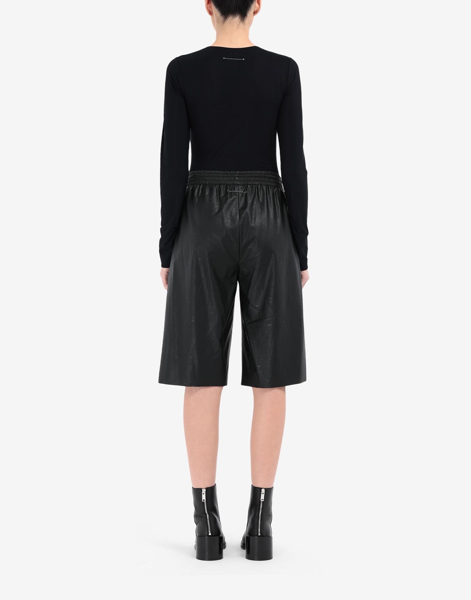 Faux leather culottes - 4