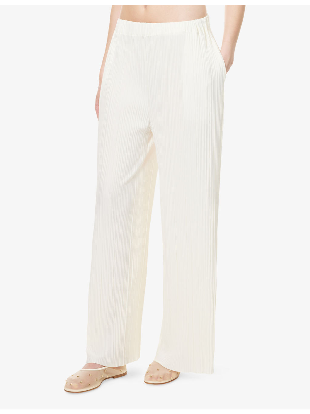 Uma wide-leg stretch-polyester trousers - 3