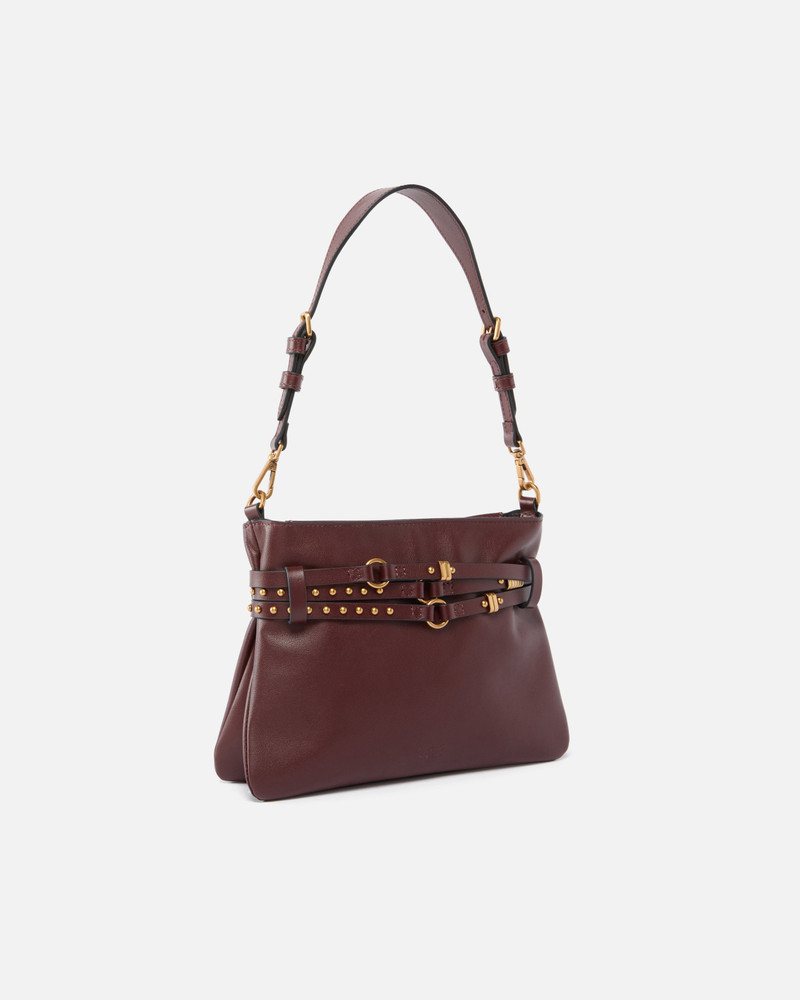 PINKO BELT BAG MINI SMALL SHOULDER BAG IN LEATHER outlook