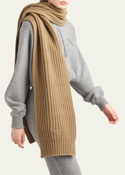 Prada Cashmere and Wool Knit Scarf outlook