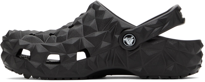 Black Classic Geometric Clogs - 3
