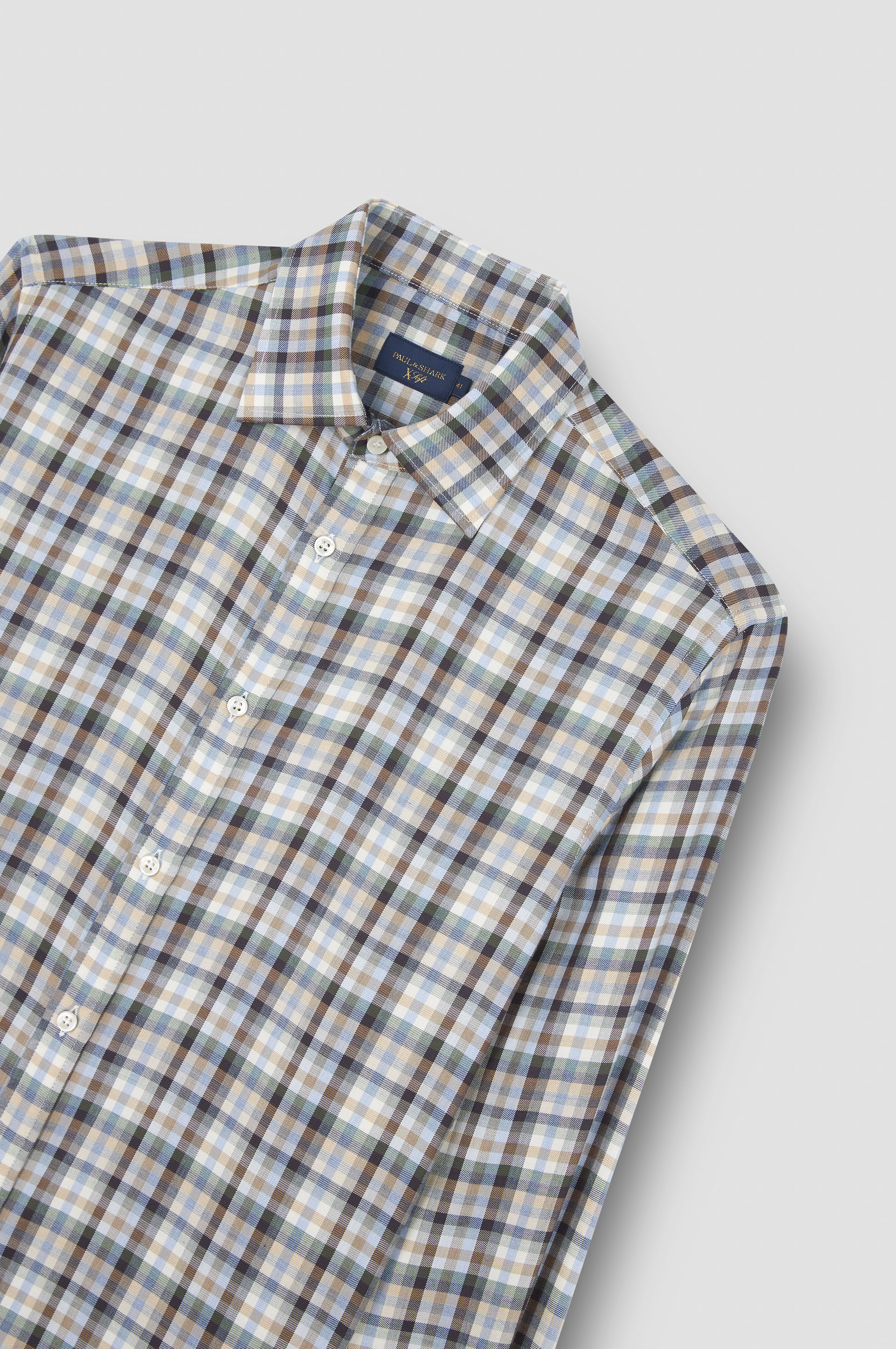 X-SOFT SHIRT WITH CHECKERED PATTERN - 5