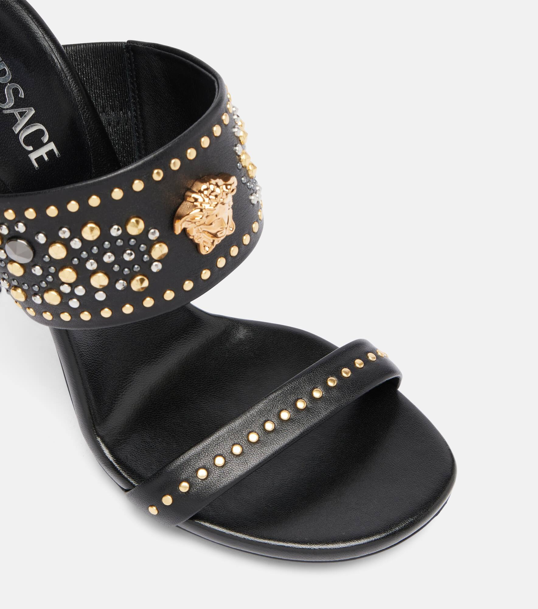 La Medusa 105 studded leather sandals - 5