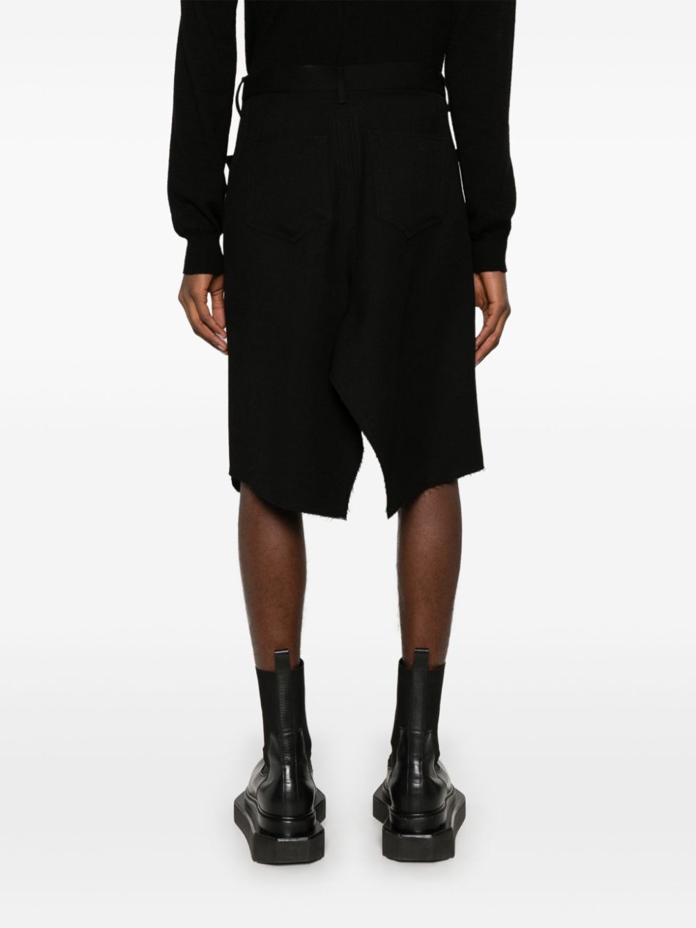 Slivered midi skirt - 4