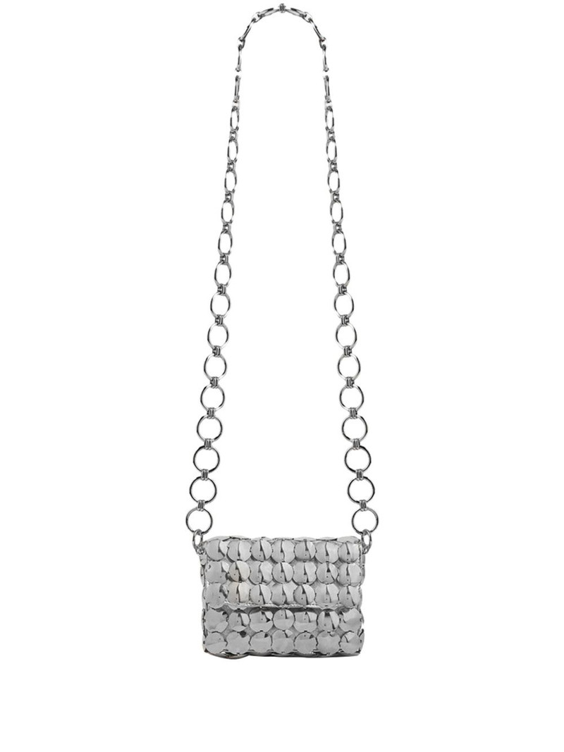 metallic silver shoulder bag 1
