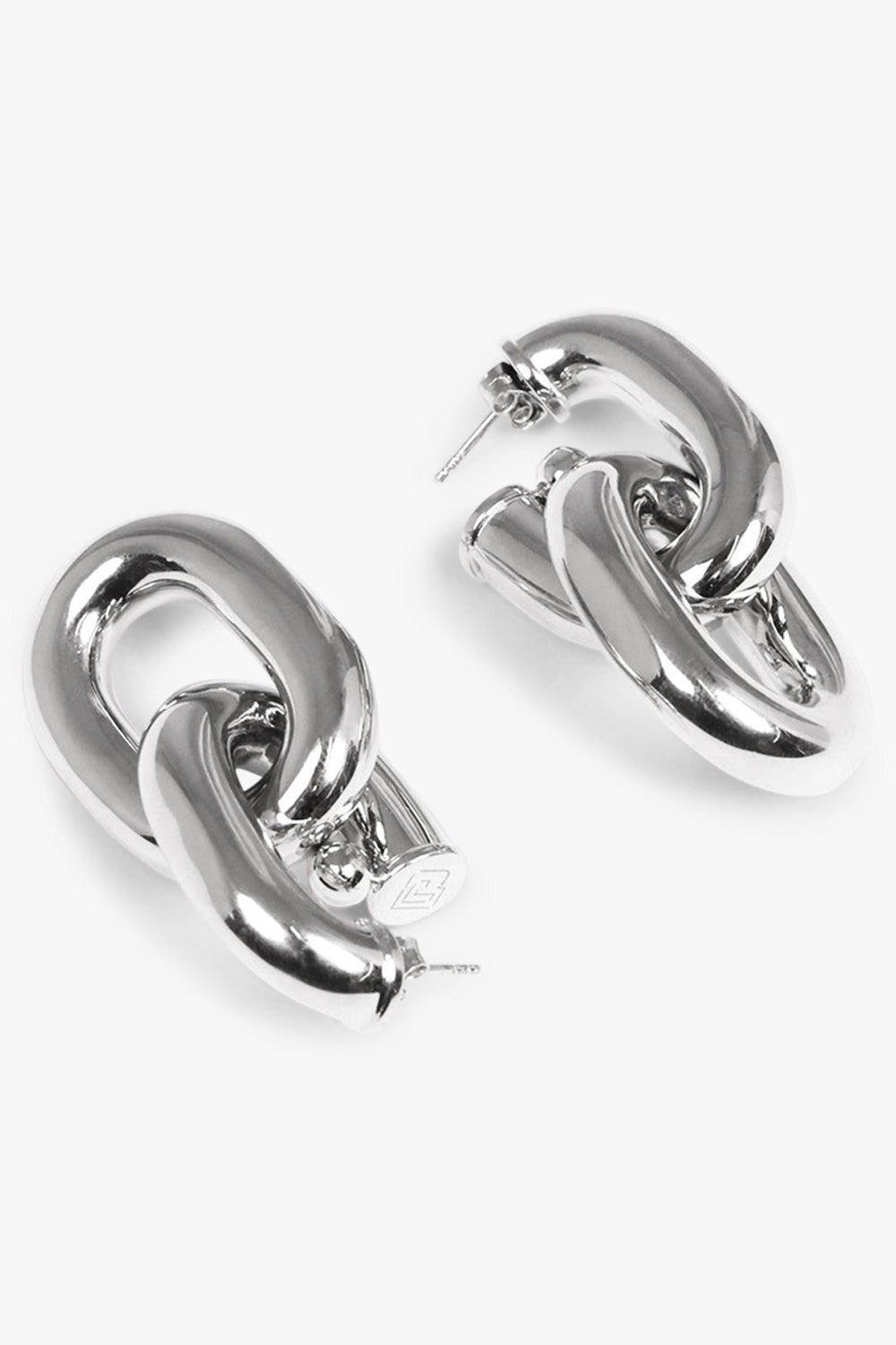XL LINK EARRING | SILVER - 2