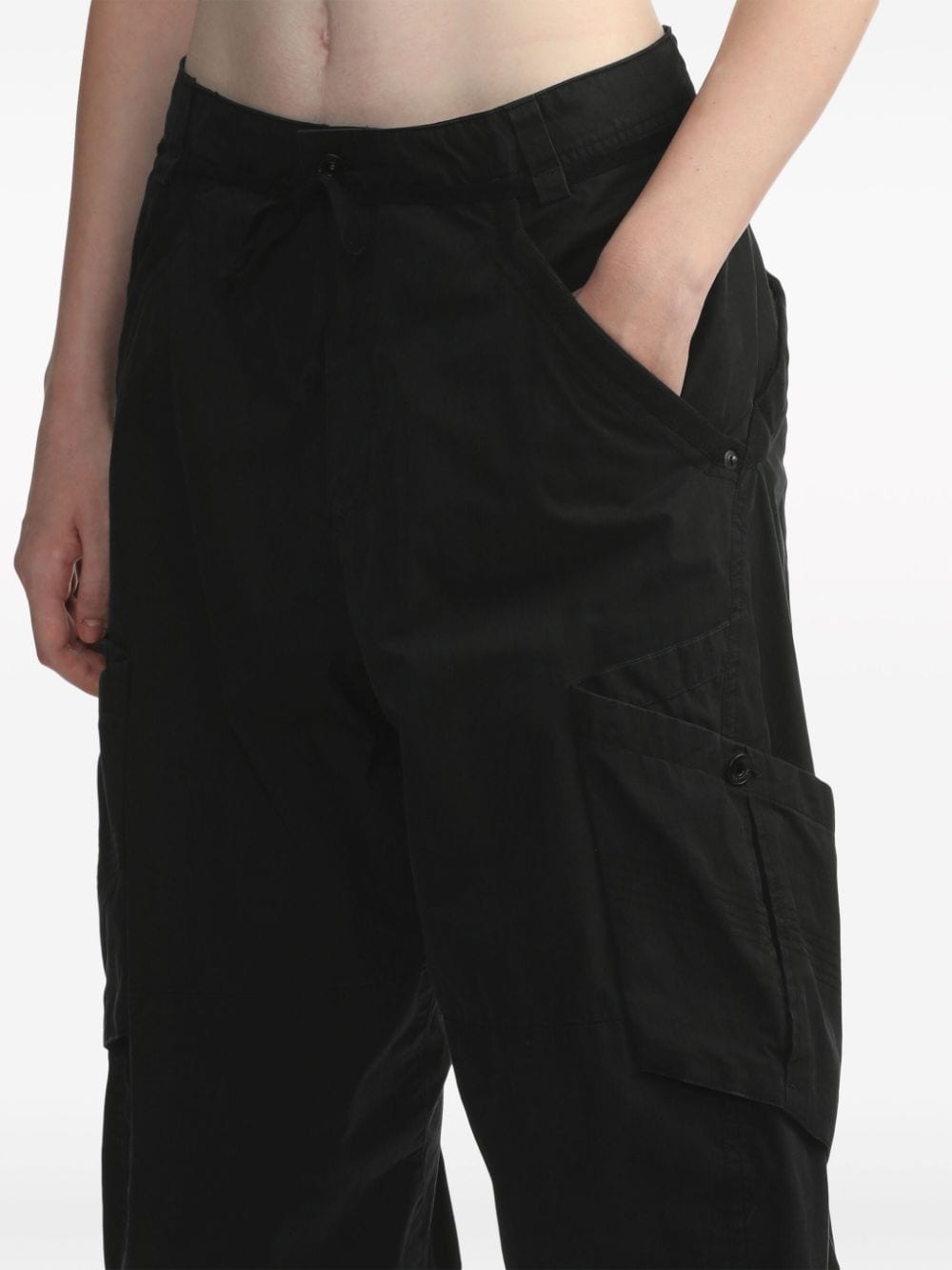 straight-leg cargo trousers - 5