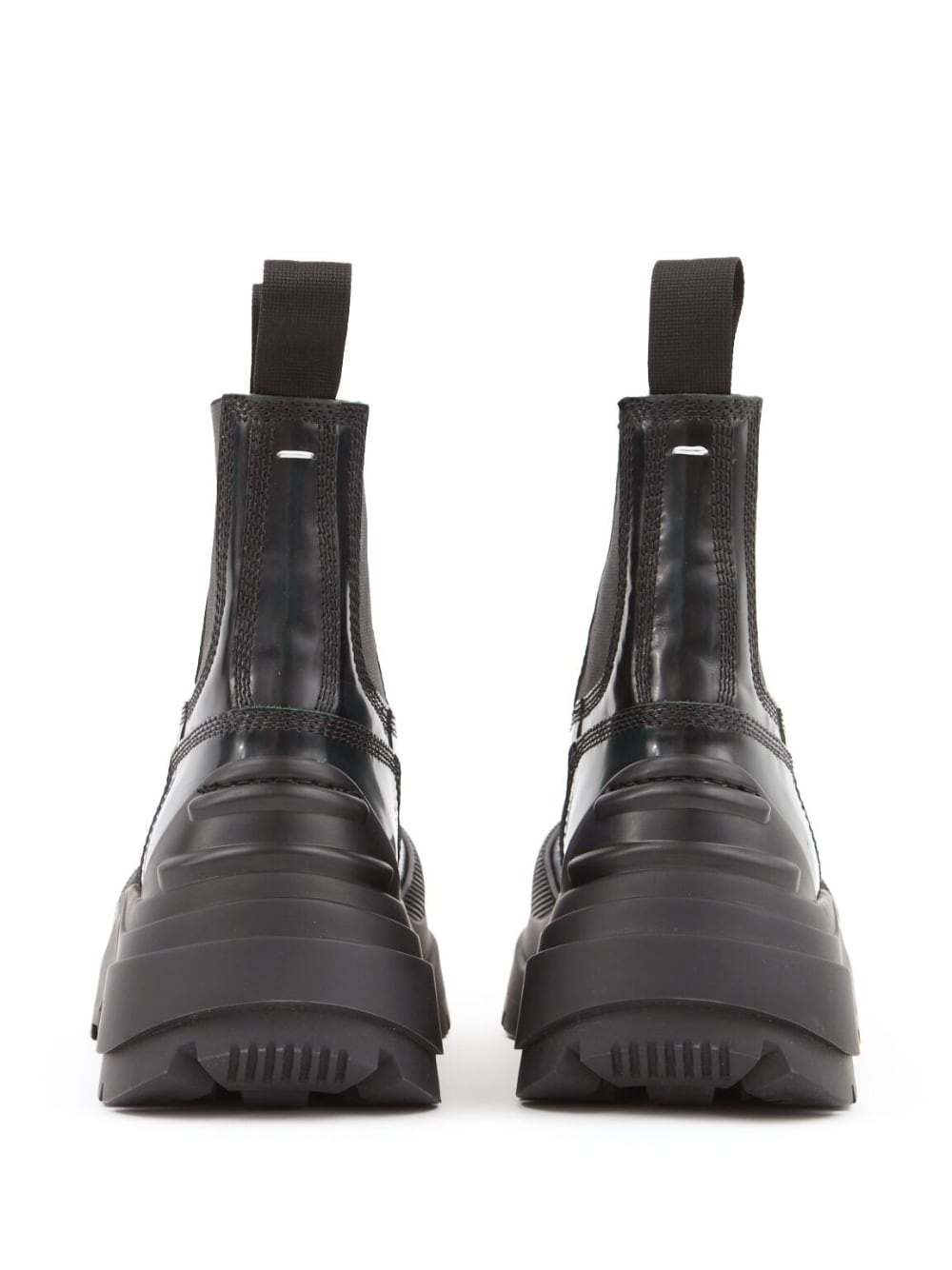 elasticated-panel ankle boots - 3