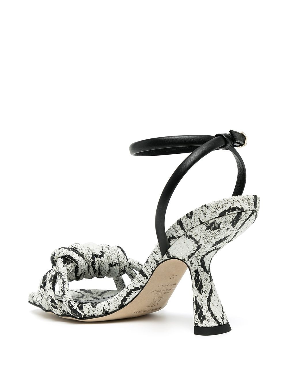 Lexi 75mm knotted high-heel sandals - 3