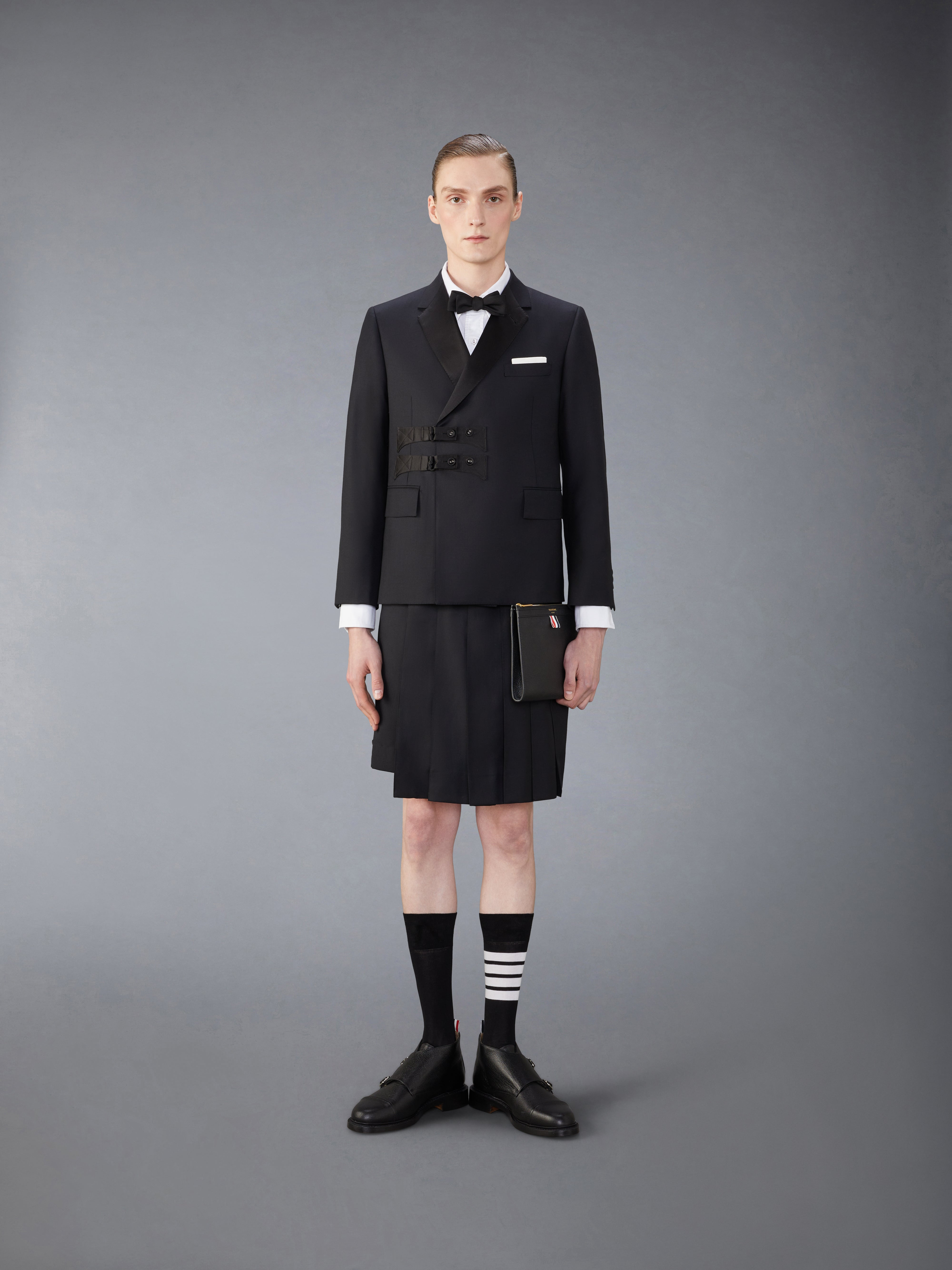 Twill Wool Backstrap Skort - 3