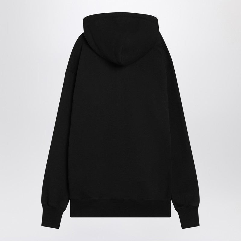 Valentino Black Sweatshirt With Chez Valentino Print Women - 2