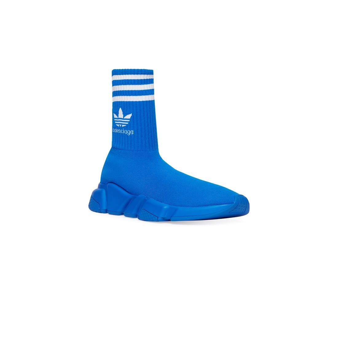 Men's Balenciaga / Adidas Speed Sneaker in Blue - 2