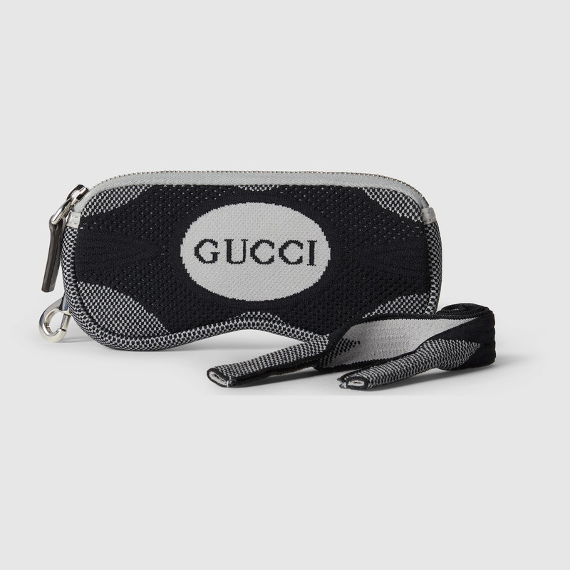 Technical knit glasses case 1