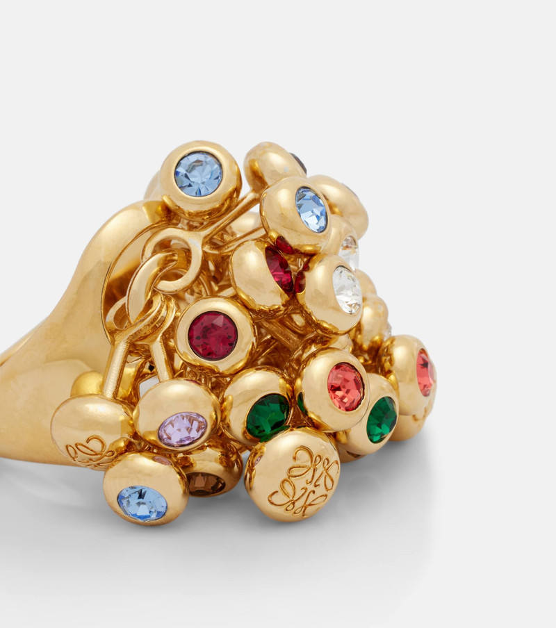 Loewe Push Pin embellished ring outlook