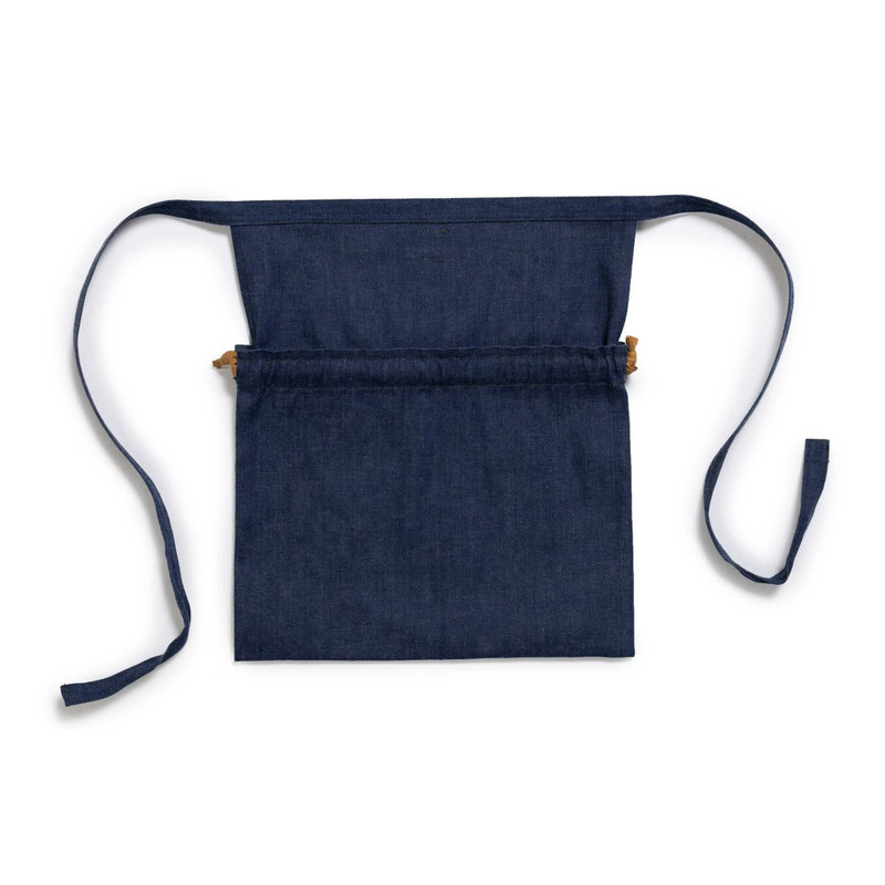 The Real McCoys The Real McCoy's Denim Apron Bag Indigo outlook