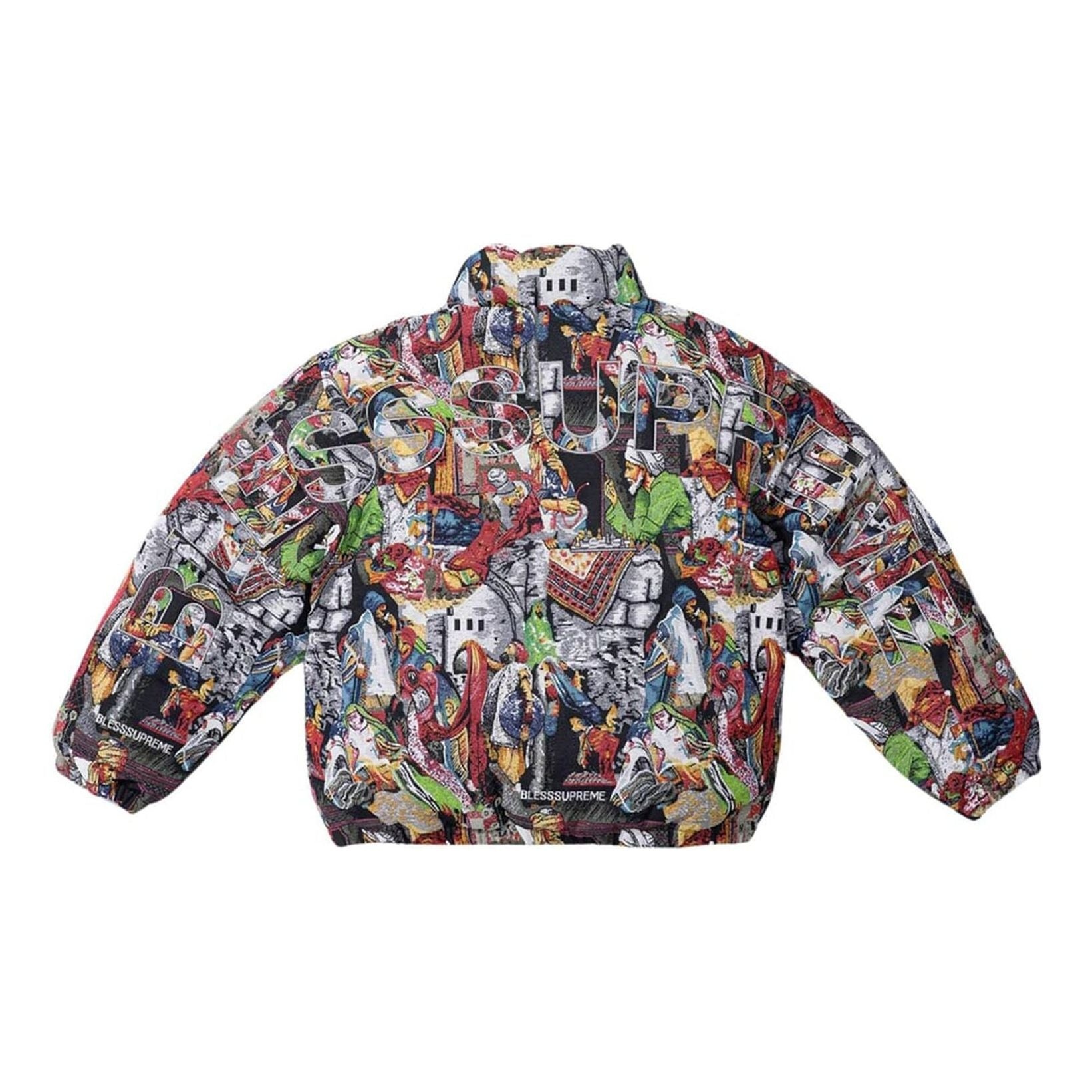 Supreme x Bless Tapestry Down Puffer Jacket 'Multi-Color' SUP-FW23-197 - 4