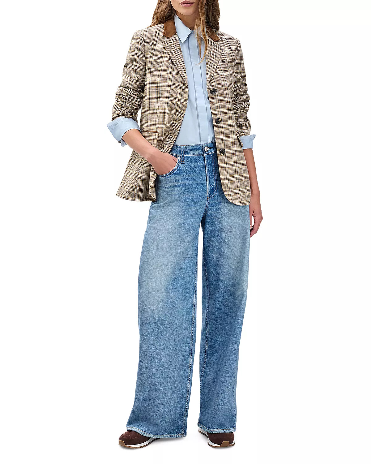 Evia Plaid Blazer - 2
