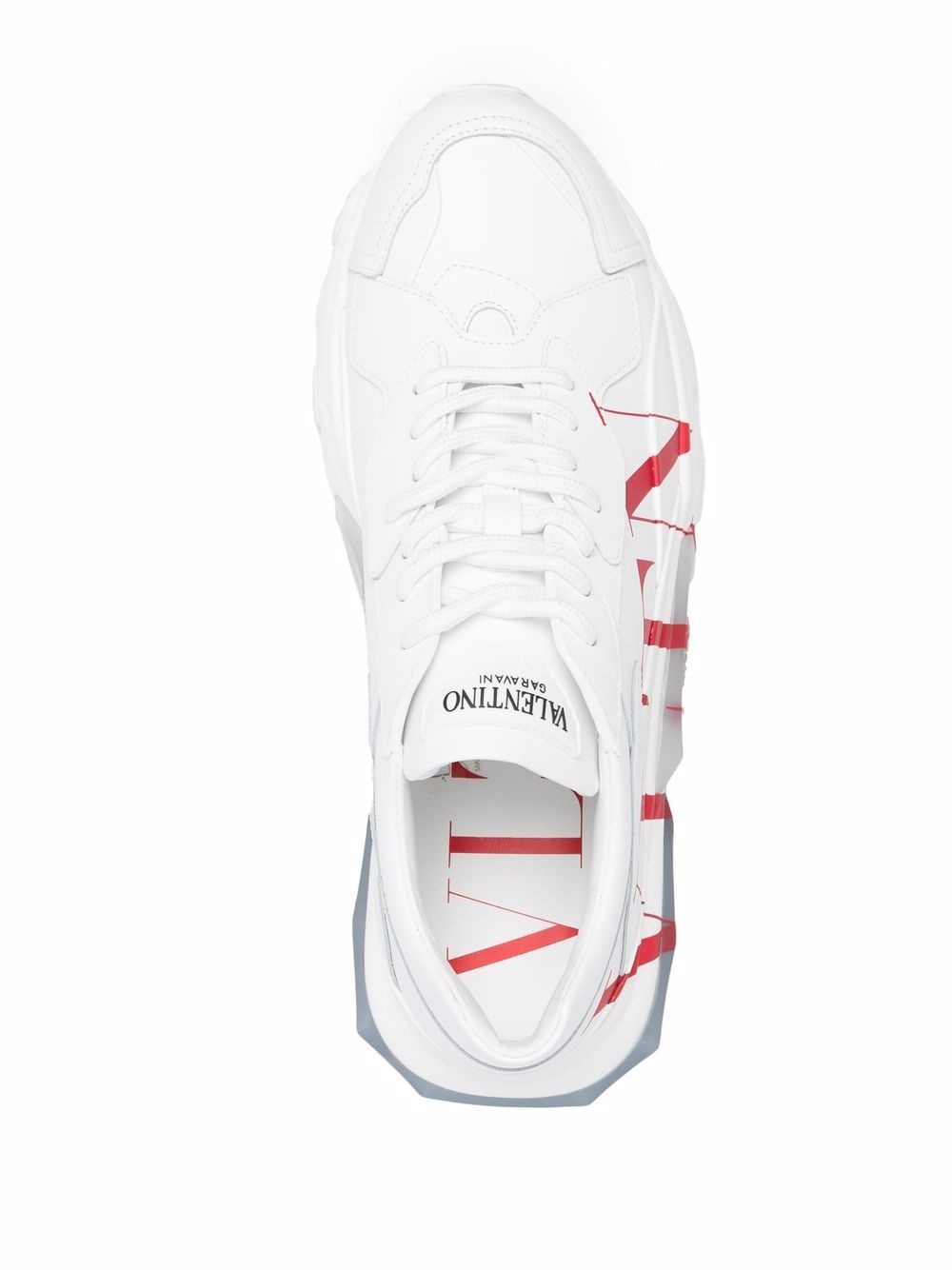 VLTN-print low-top sneakers - 4