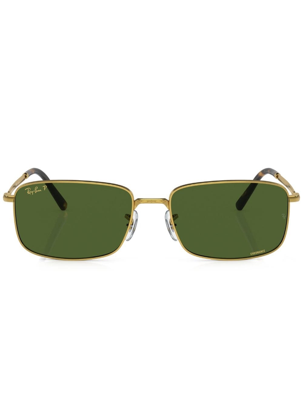 tinted-lenses square-frame sunglasses - 1