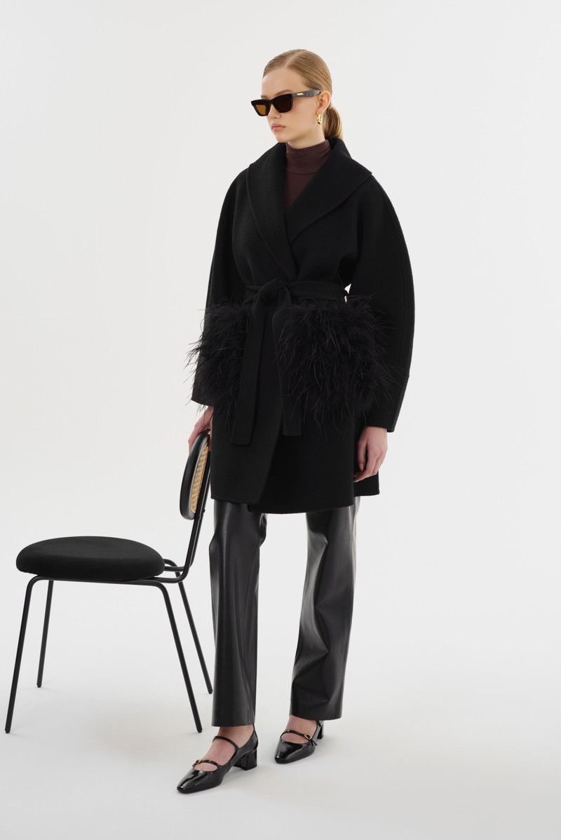 MARIE | Shawl Collar Wool Coat 8
