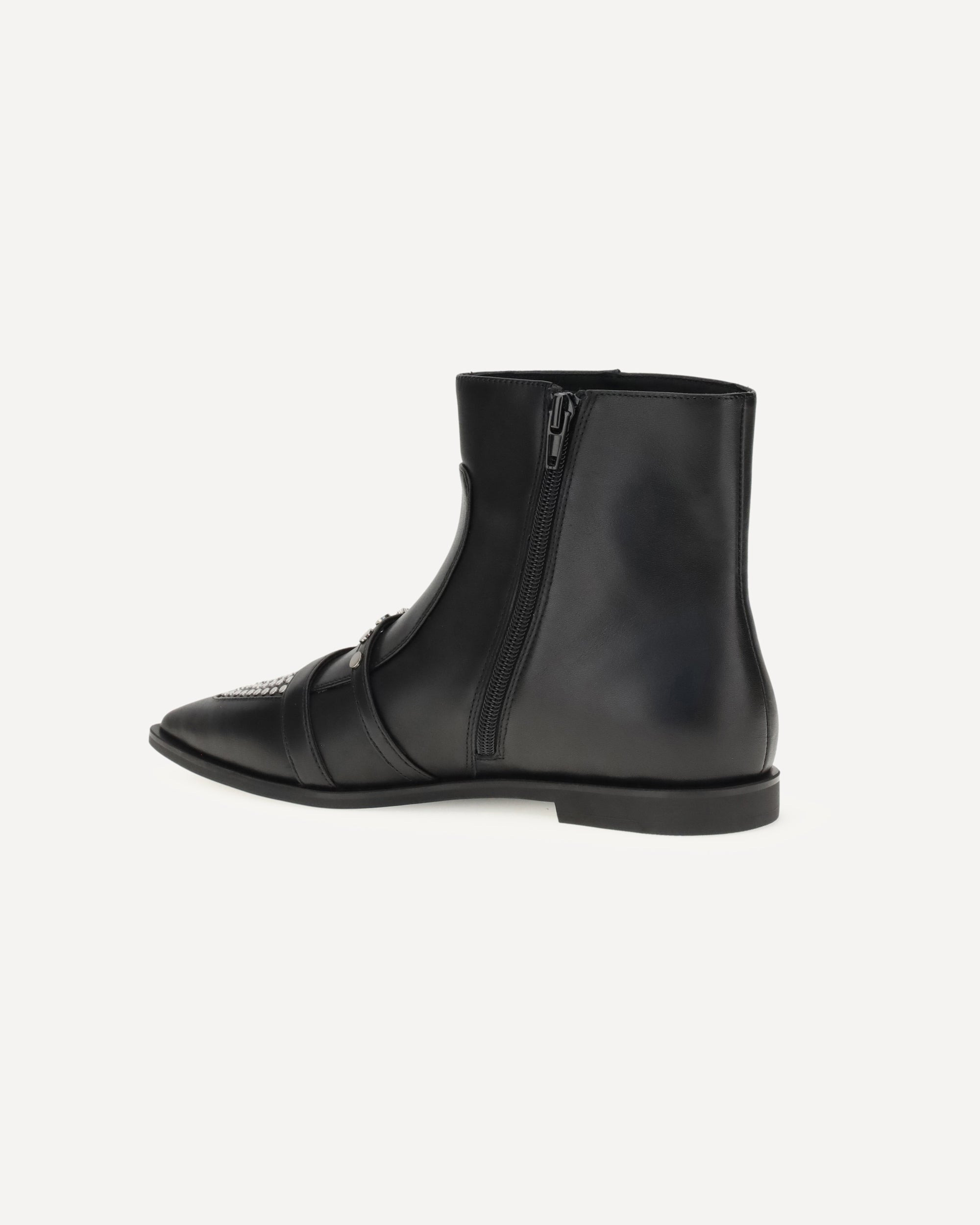 Studded Ankle Boots - 3