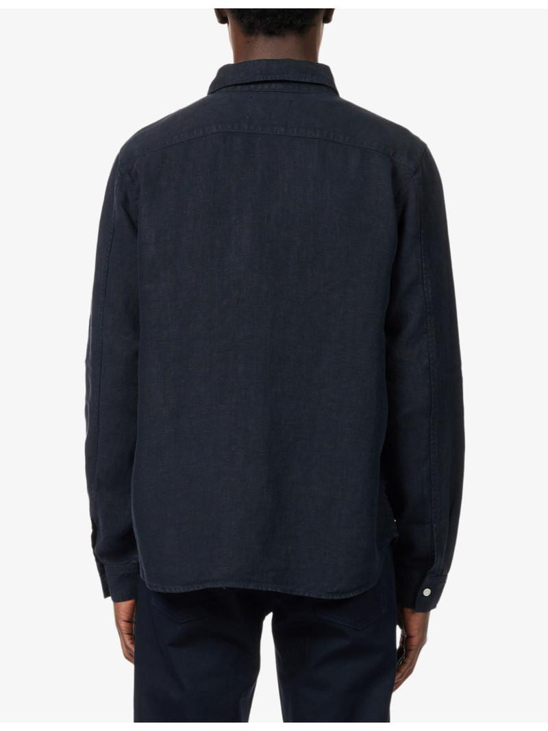 Cairo Patch-Pocket Linen Shirt 4