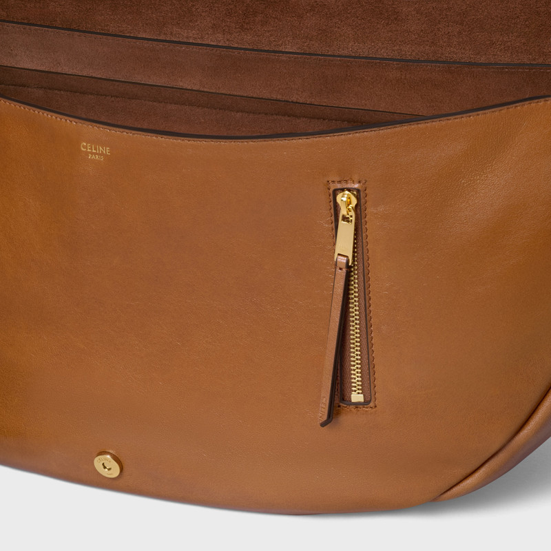 HALFMOON SOFT TRIOMPHE BAG IN SUPPLE SHINY LAMBSKIN 5