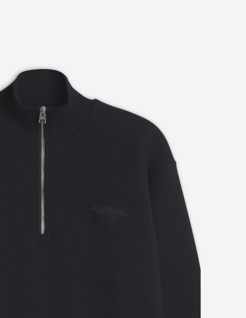 FESTIVE PROFILE FOX PATCH HALF ZIP SWEATSHIRT 4
