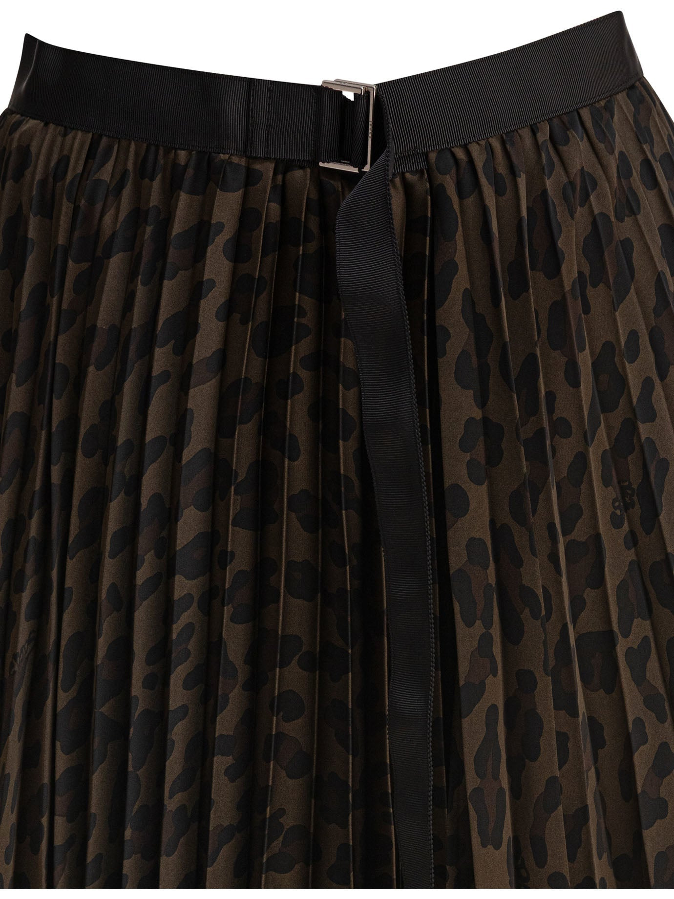 Sacai Women Leopard Skirt - 3