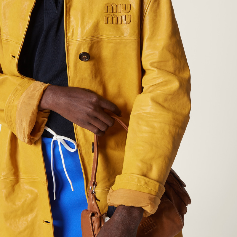 Nappa leather coat 4