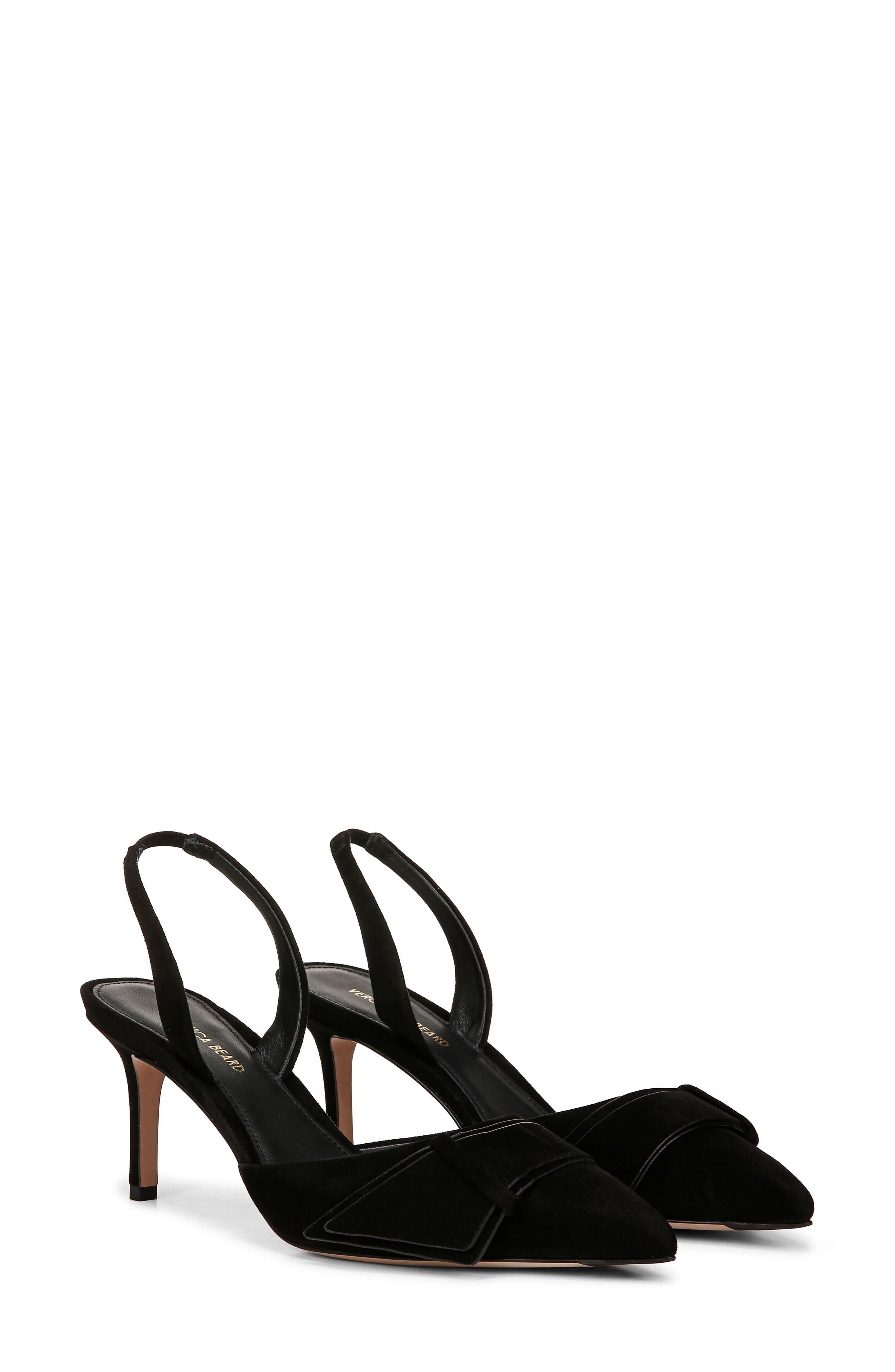 Veronica Beard Lisbeth Slingback Pointed Toe Pump in Black at Nordstrom - 9