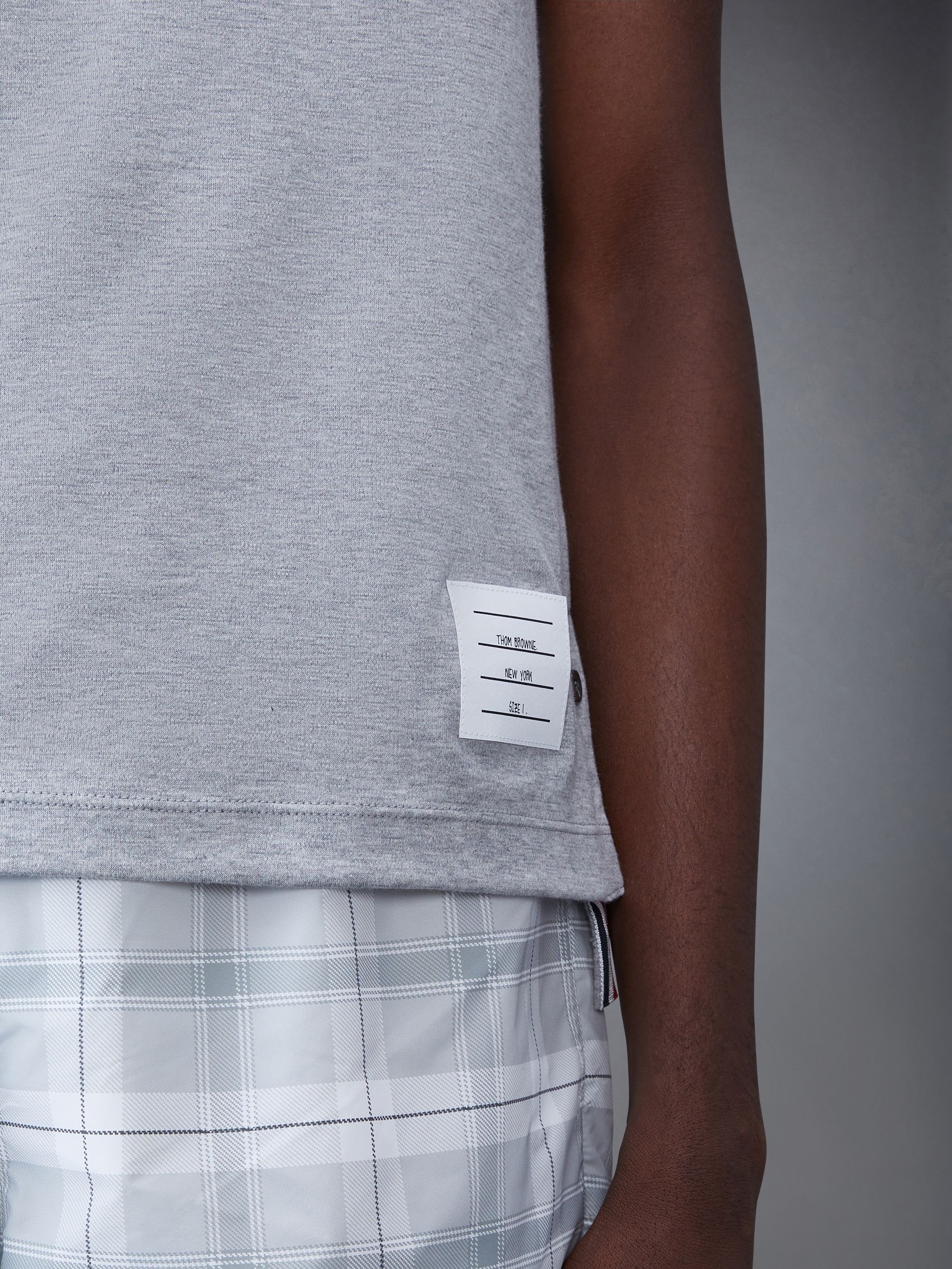 Thom Browne Cotton Milano Stripe Tee | REVERSIBLE