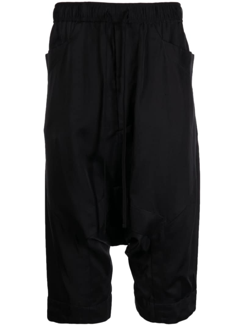 track cropped trousers - 1