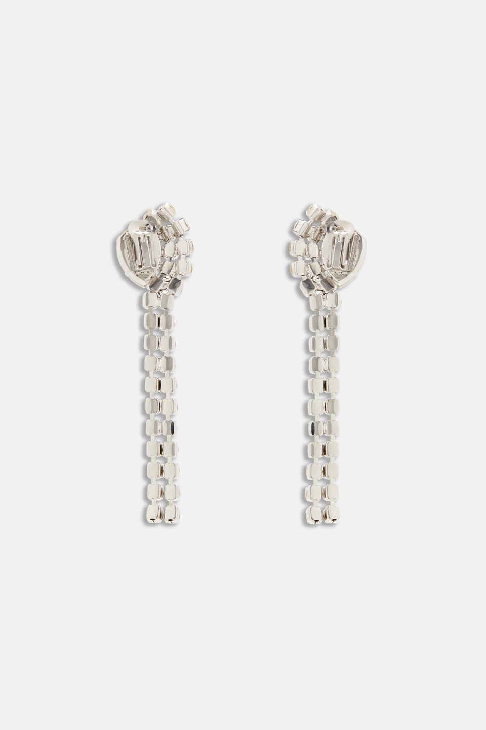 CRYSTAL EARRINGS WITH FRINGES - 2