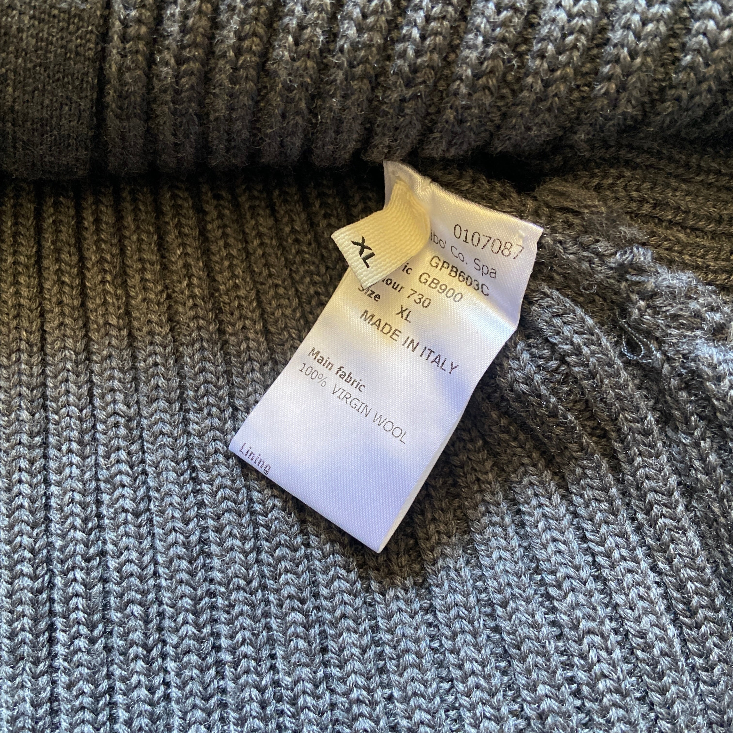 Jean Paul Gaultier Grey knit zip up cardigan XL - 10