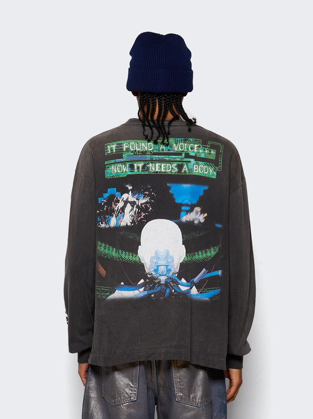 Ghost In The Shell Long Sleeve T-shirt Black - 5