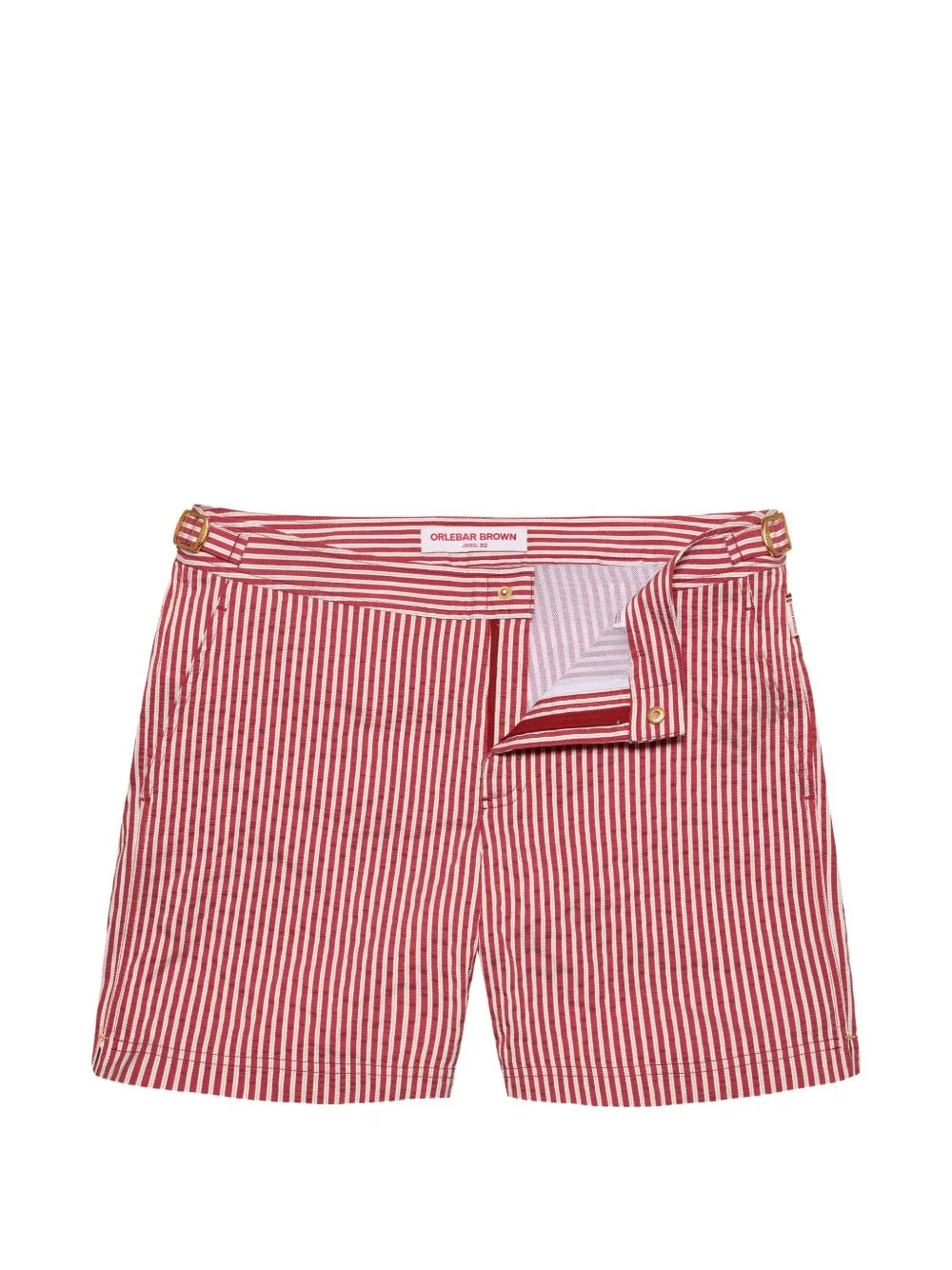 Bulldog striped classic swim shorts - 1