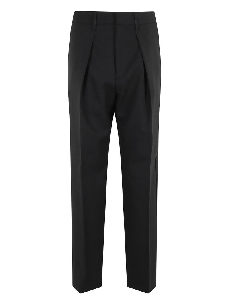 pleated tailored trousers 1