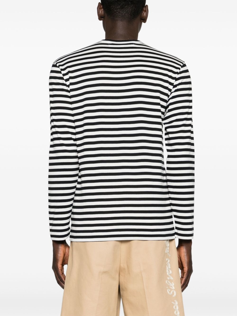 striped T-shirt - 5