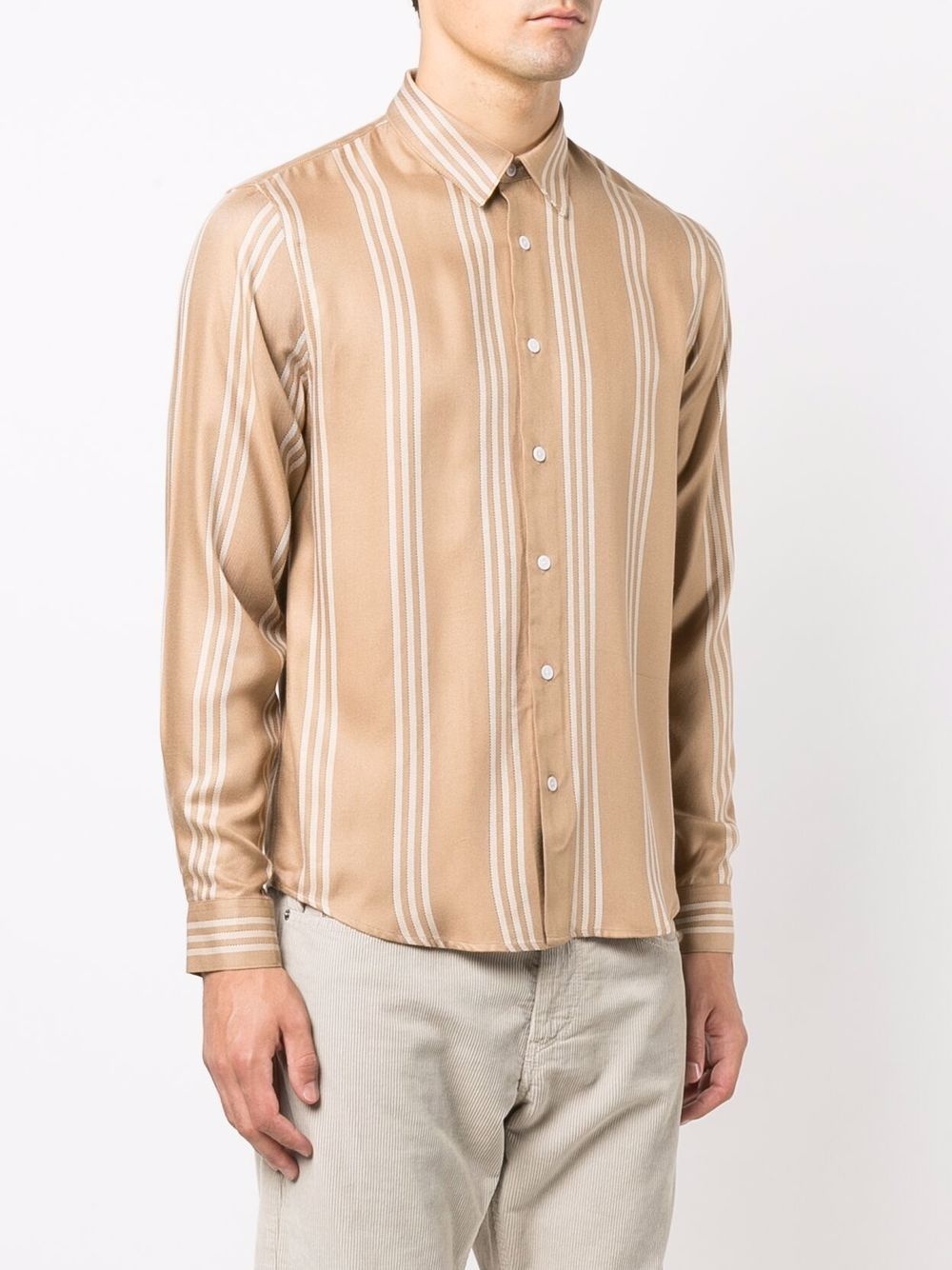 striped long-sleeve shirt - 3