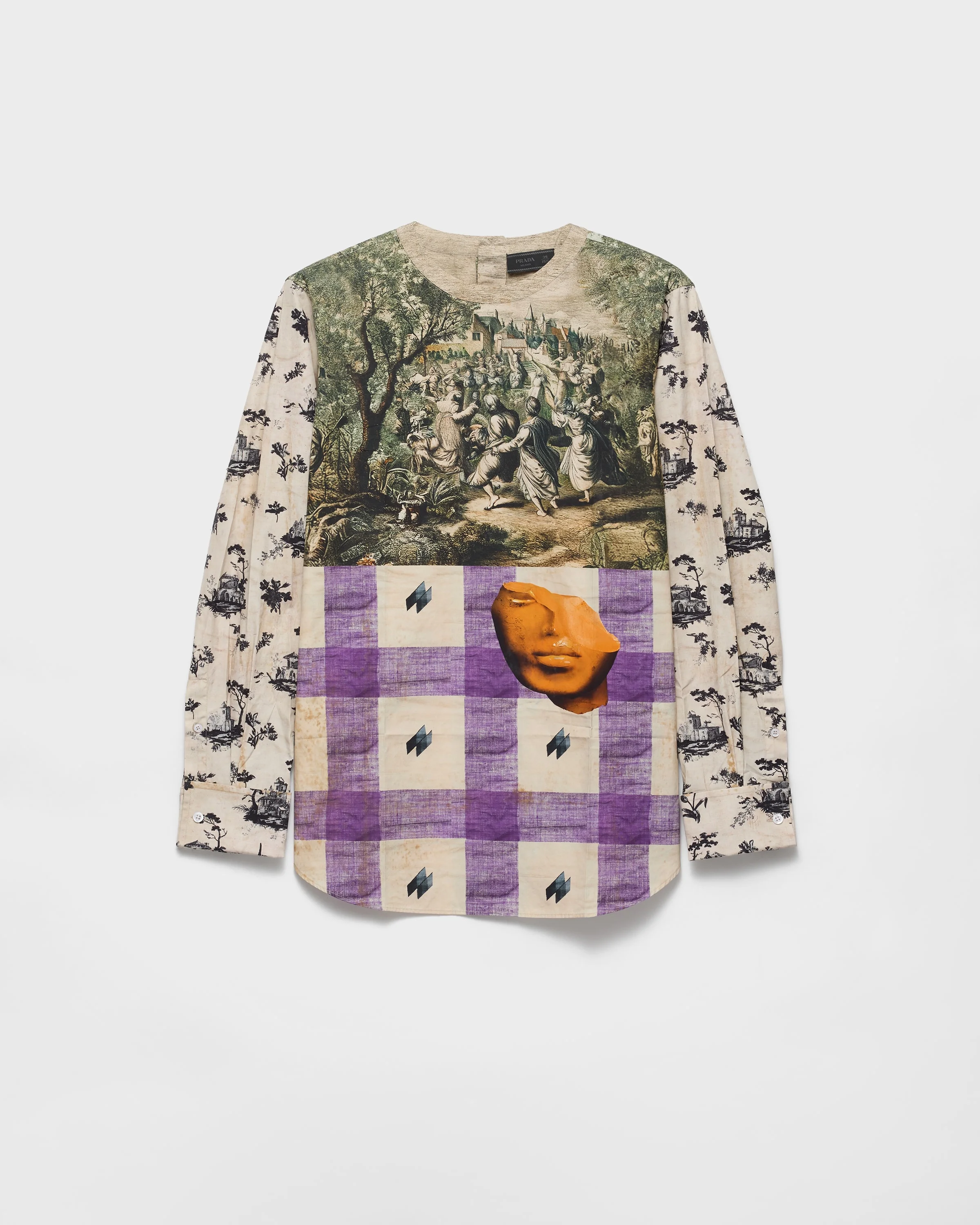 Printed cotton shirt - 1