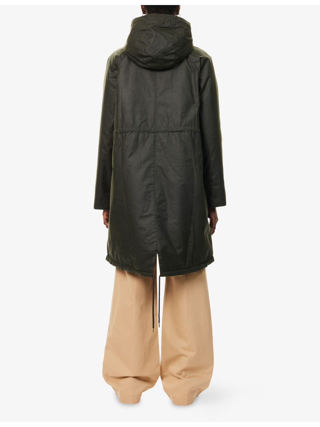 Marcy Hooded Waxed-Cotton Parka - 4