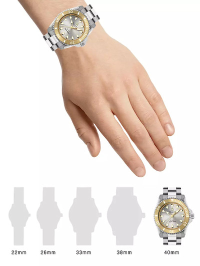 GUCCI Gucci Dive 18K Gold & Steel Bracelet Watch/40MM outlook