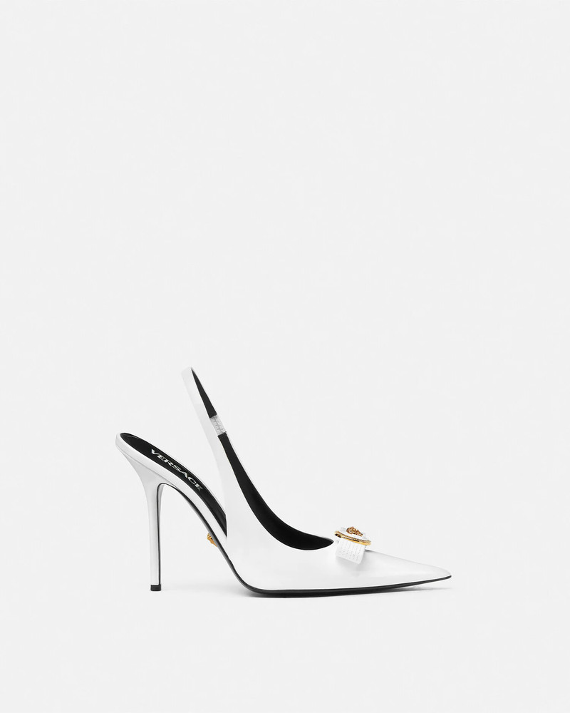 Gianni Ribbon Slingback Pumps 110 mm 1
