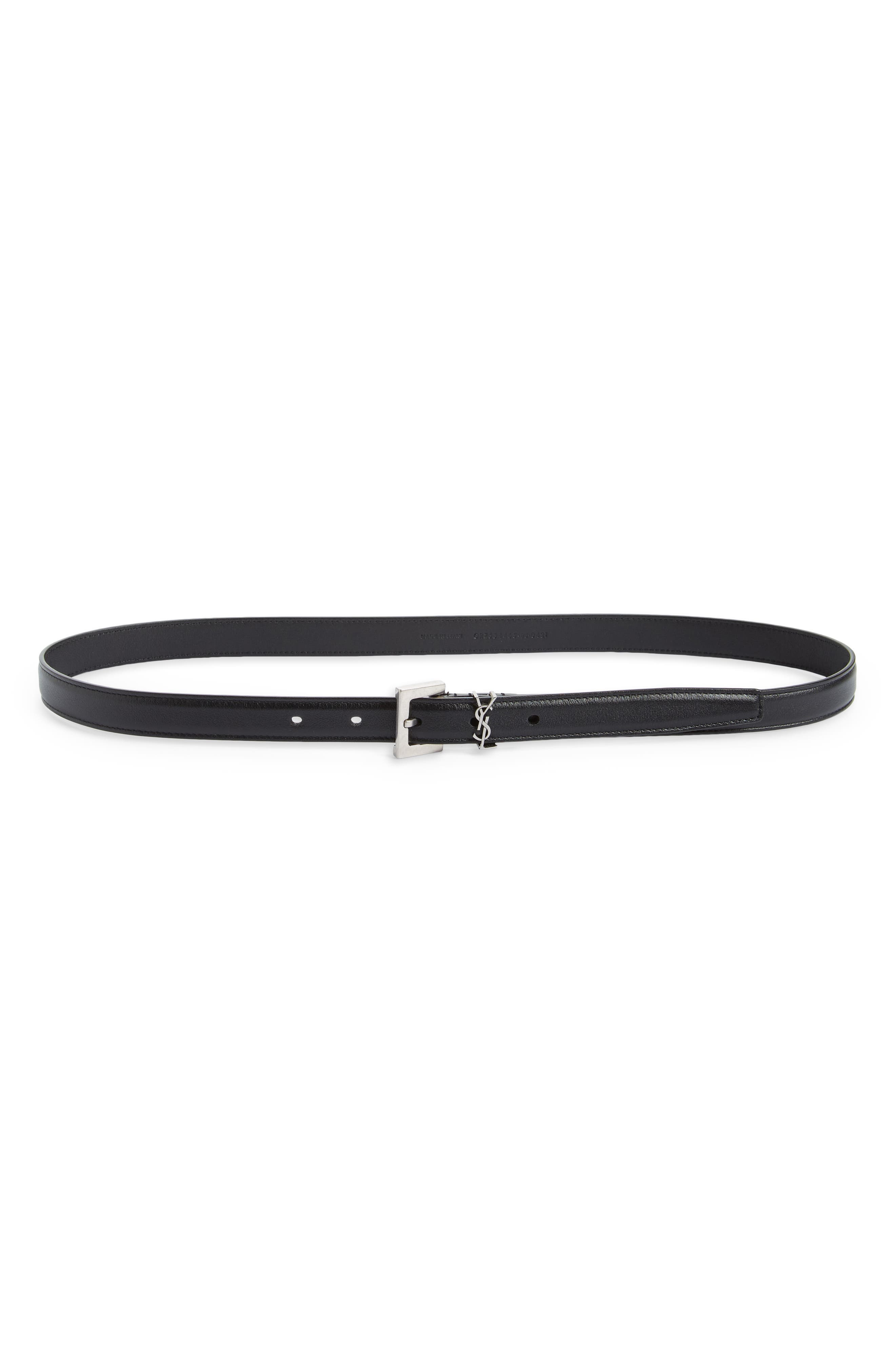 Monogram Leather Belt - 1