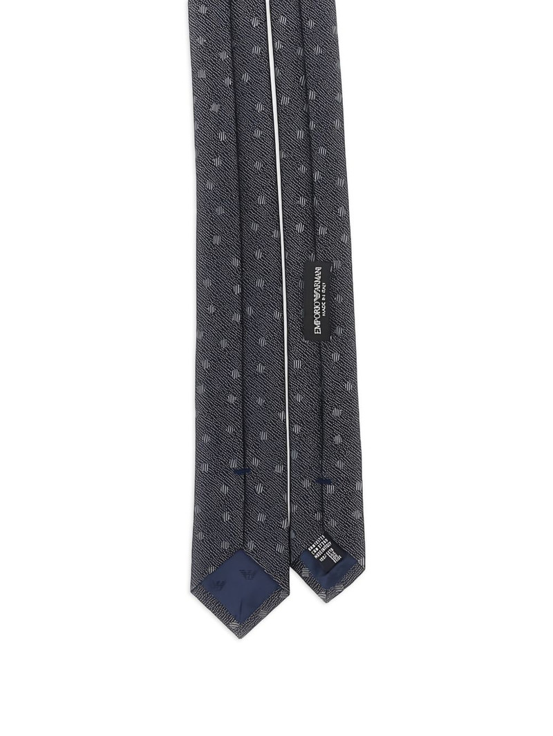 EMPORIO ARMANI dot-pattern silk tie outlook