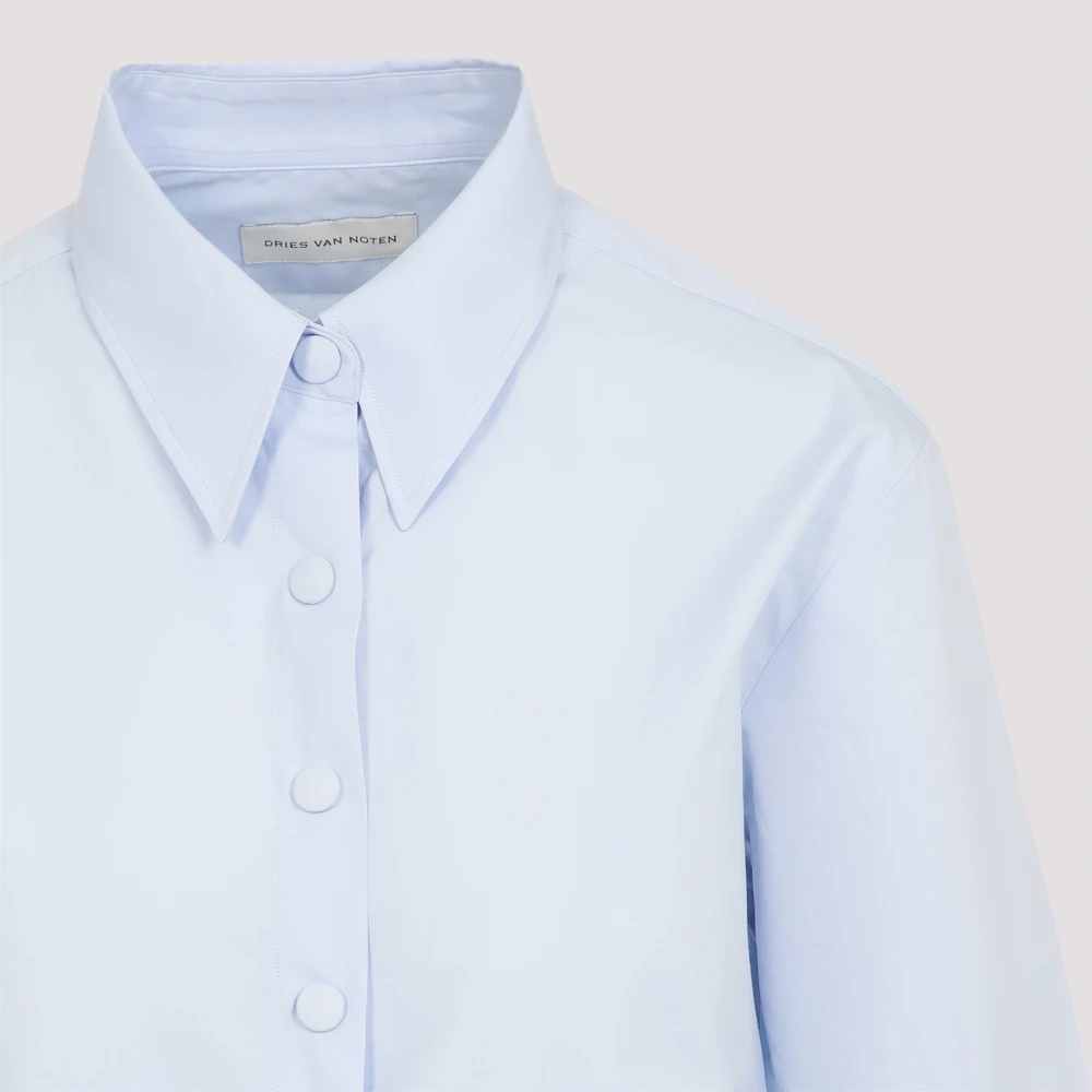 BLUE COTTON SHIRT ELEVATE WARDROBE STYLE - 3